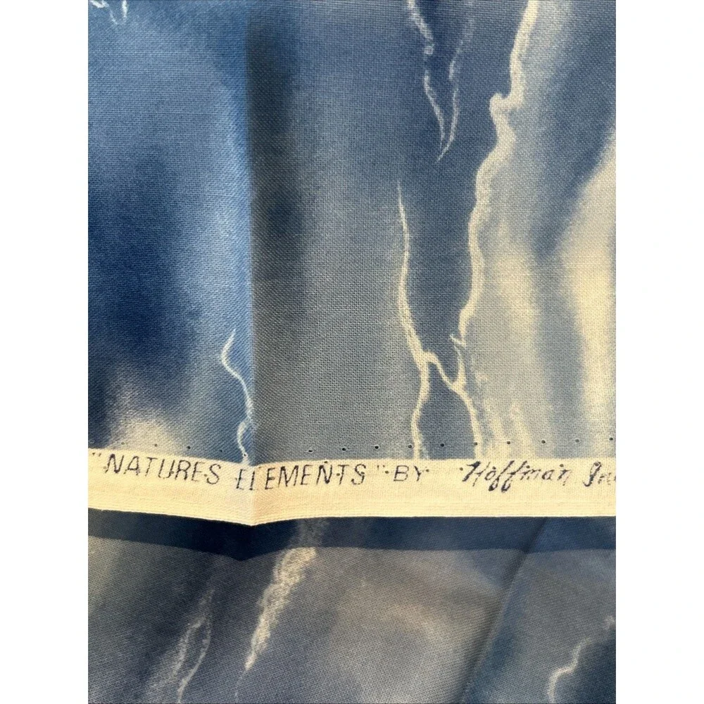 Hoffman Natures Element Cotton Quilting Fabric Sun Ray Sunrise Cloud Screenprint